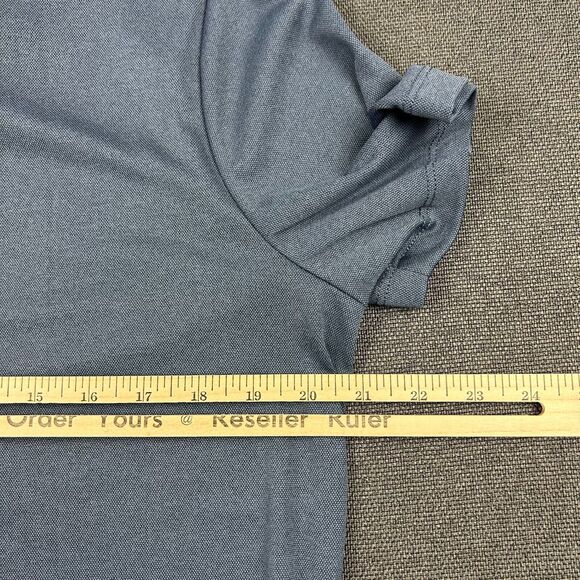Travis Mathew Shirt Top Women's XL Blue Polo‎ Golf Idaho Medical NWT - Picture 10 of 11